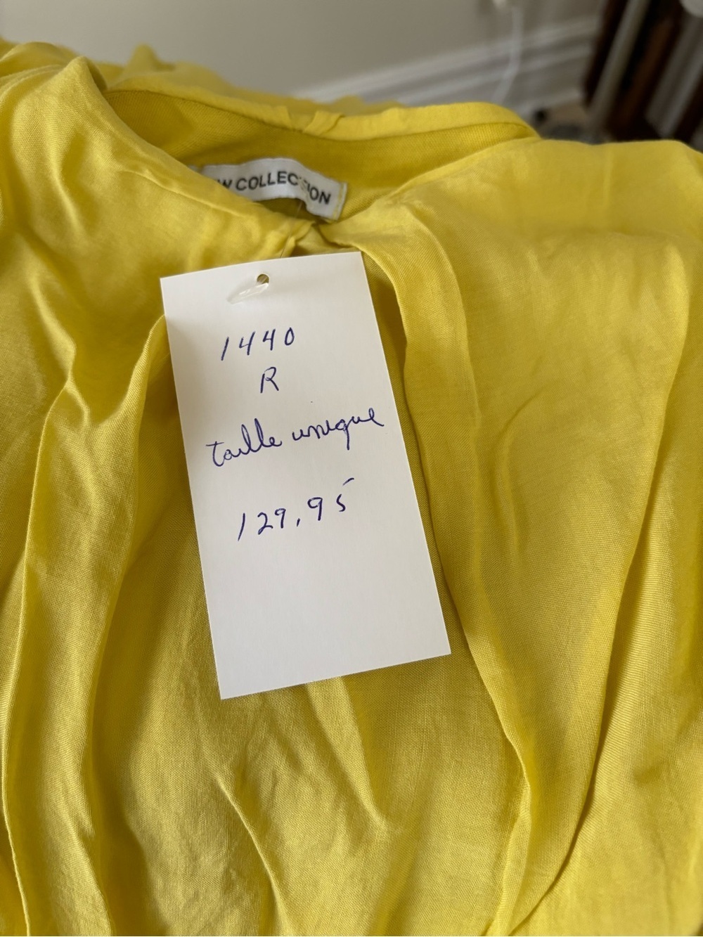 New Collection Viscose Yellow Ruffled Tank Maxi Dress - Picture 9 of 13